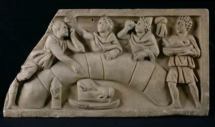 Relief Depicting a Funerary Meal